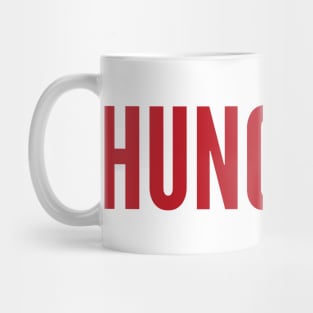 Hungover. A Great Design for Those Who Overindulged. Funny Drinking Quote. Red Mug